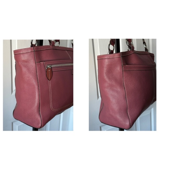 Coach Like new Large tote bag pebble leather - Picture 13 of 16